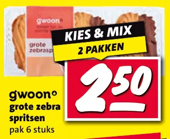 Aanbieding: Grote zebra spritsen