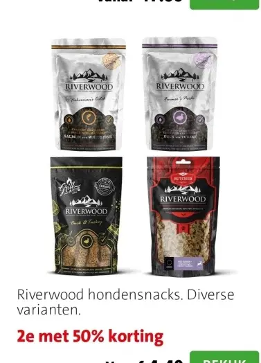 Aanbieding: Riverwood hondensnacks