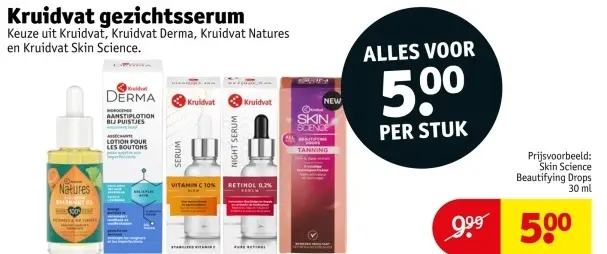 Aanbieding: gezichtsserum