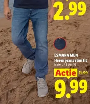 Aanbieding: Heren jeans slim fit