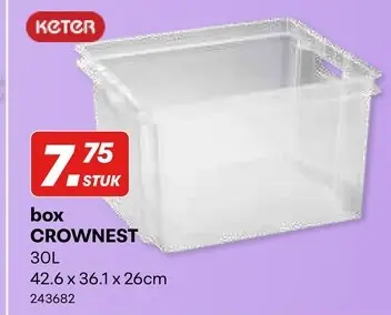 Promotie: box CROWNEST