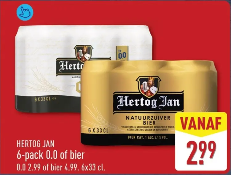 Aanbieding: 6-pack 0.0 of bier