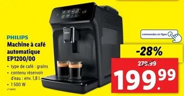 Offre: Machine à café automatique EP1200/00