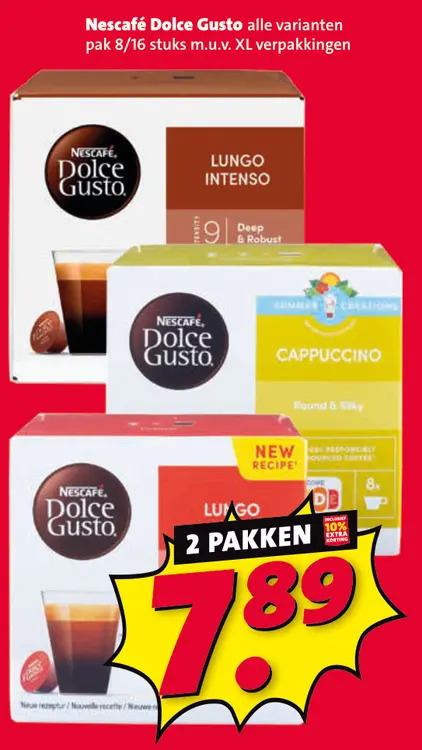 Aanbieding: Dolce Gusto caps