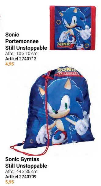 Aanbieding: Sonic Portemonnee Still Unstoppable