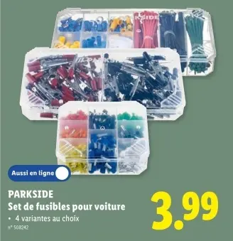 Offre: Set de fusibles pour voiture
