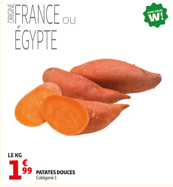 Promotie: Patates douces