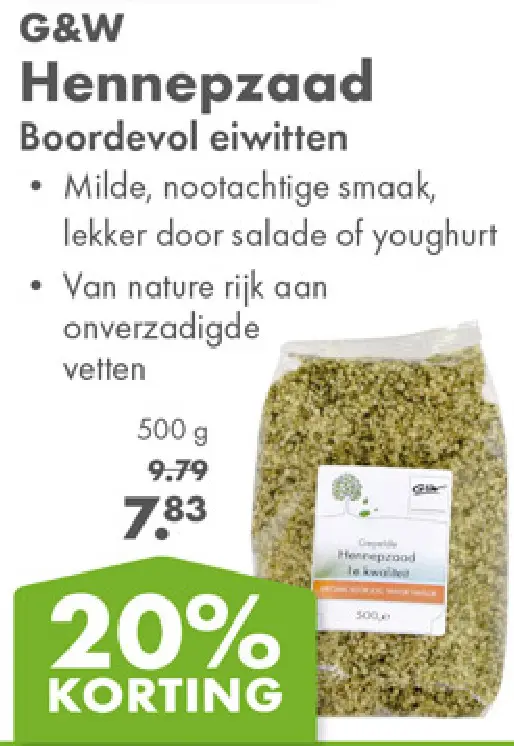 Aanbieding: Hennepzaad