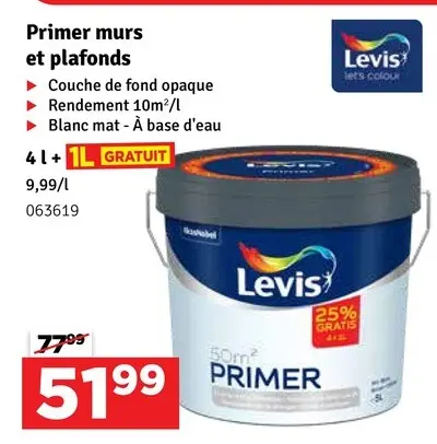 Offre: Primer murs et plafonds