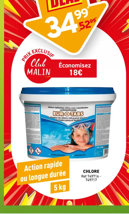 Offre: Chlore