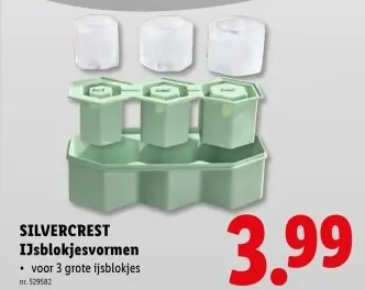 Promotie: IJsbokjesvormen