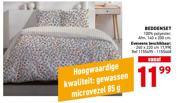 Promotie: Beddenset