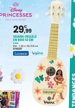 Offre: VAIANA UKULÉLÉ EN BOIS