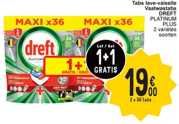 Offre: Tabs lave-vaiselle / Vaatwastabs