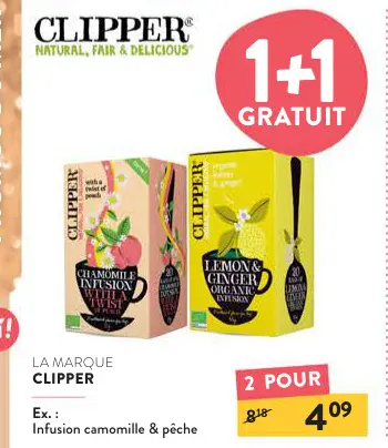 Offre: Infusion camomille & pêche