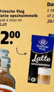 Aanbieding: Friesche Vlag latte opschuimmelk