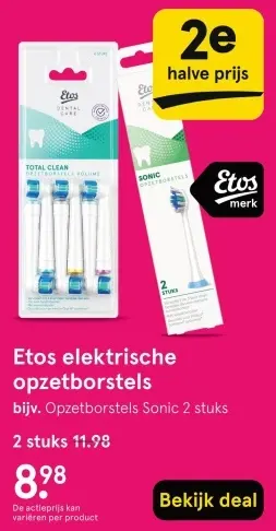 Aanbieding: Elektrische opzetborstels
