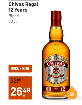 Aanbieding: Chivas Regal 12 Years