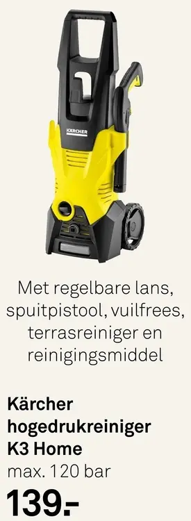 Aanbieding: Hogedrukreiniger K3 Home