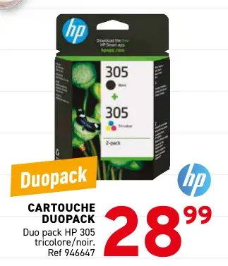 Offre: Cartouche duopack