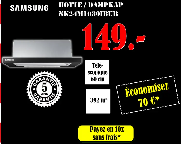 Aanbieding: Hotte / dampkap kate900cex