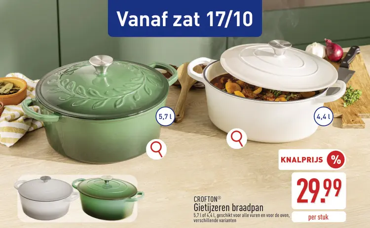 Promotie: Gietijzeren braadpan