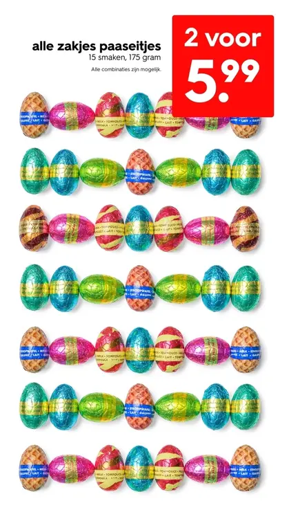 Aanbieding: paaseitjes