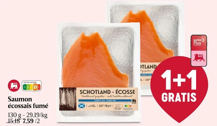 Offre: Saumon écossais fumé