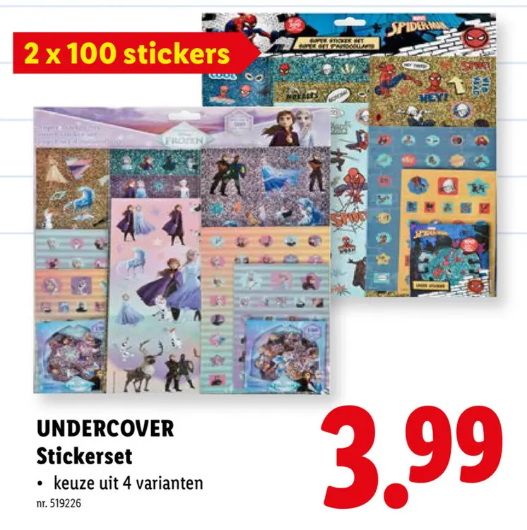 Promotie: Stickerset