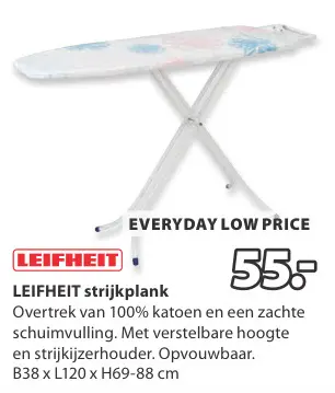 Aanbieding: strijkplank