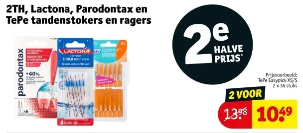 Aanbieding: Tandenstokers en ragers