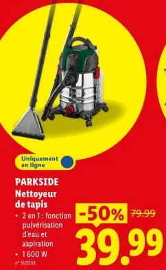 Offre: Nettoyeur de tapis