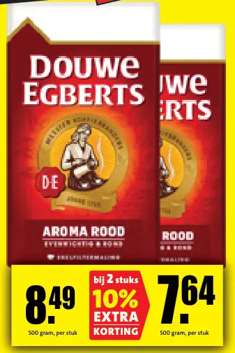Aanbieding: Douwe Egberts Aroma Rood