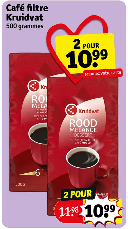 Offre: Café filtre