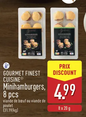 Offre: Minihamburgers