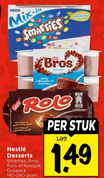 Aanbieding: Desserts