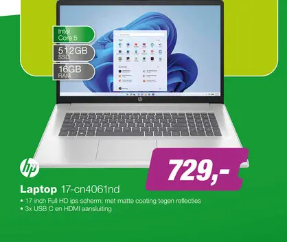 Aanbieding: Laptop 17-cn4061nd