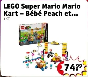 Offre: LEGO Super Mario Mario Kart - Bébé Peach et..