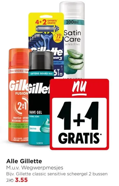 Aanbieding: Alle Gillette