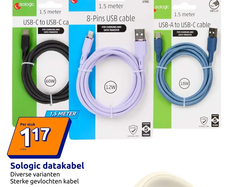 Promotie: Sologic datakabel