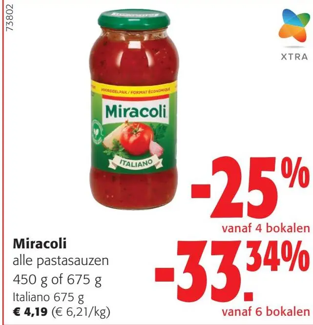 Aanbieding: Miracoli alle pastasausen