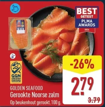 Aanbieding: Gerookte Noorse zalm