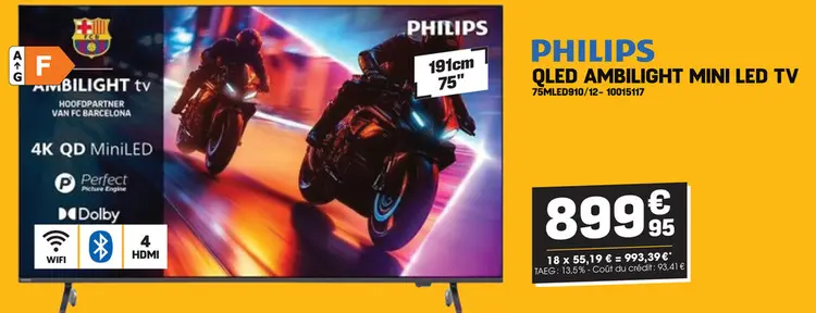 Offre: Qled ambilight mini led tv