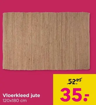 Aanbieding: Vloerkleed jute