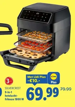 Aanbieding: SILVERCREST 9-in-1 heteluchtfriteuse