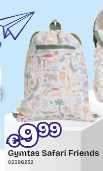 Promotie: Gymtas Safari Friends
