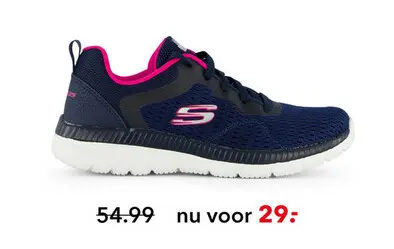 Aanbieding: Skechers Slip-ins: Summits dames sneakers blauw