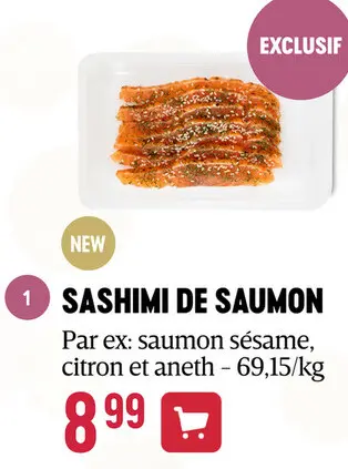 Offre: Sashimi de saumon