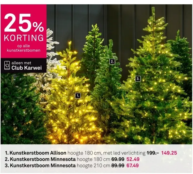 Aanbieding: Kunstkerstboom Allison of Minnesota