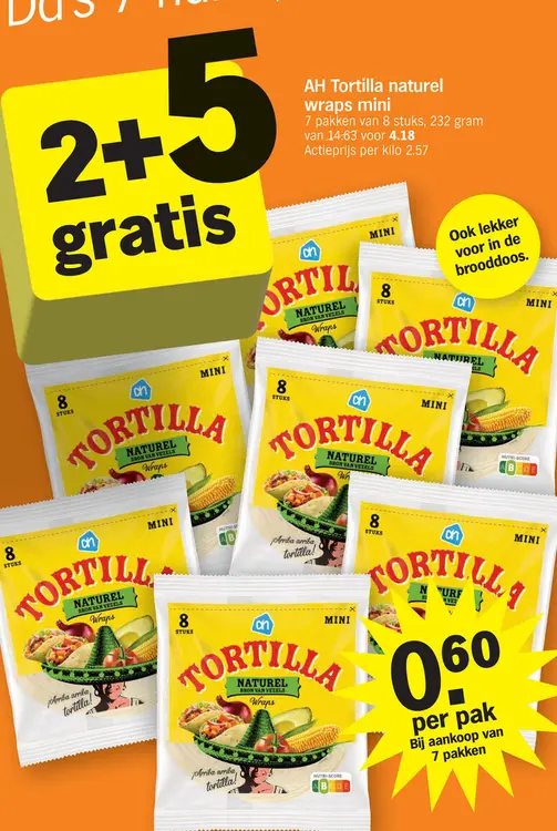 Offre: Tortilla naturel wraps mini